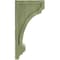 Ekena Millwork 4 3/4"W x 6"D x 12"H Diane Recessed Wood Vintage Decor Corbel, Restoration Green CORWD05X06X12DIGR - alternate 2